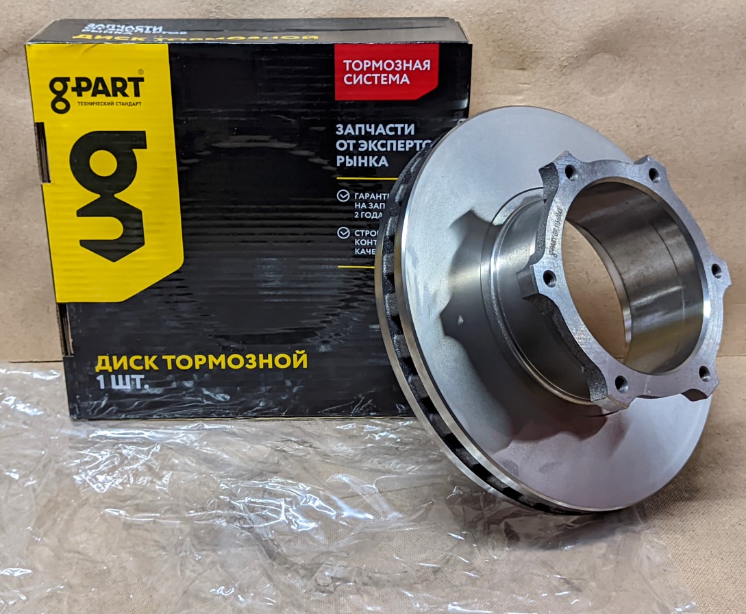 Тормозной диск передний ГАЗель балансирован. 104 мм (3302-3501077) G-PART